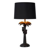 Lucide EXTRAVAGANZA COCONUT - Tafellamp - Ø 30,5 cm - 1xE27 - Zwart - thumbnail