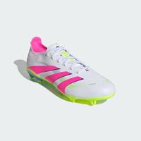 adidas Predator League Gras / Kunstgras Voetbalschoenen (MG) Wit Roze Neongeel - thumbnail