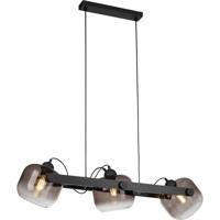 Just Light HanglampCup 2.0 3-lichts smoke glas - 15753-18 - thumbnail