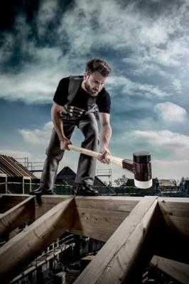 Halder Voorhamer | hoofd-d. 140 mm lengte 1045 mm | middelhard superplastic wit | hickory | 1 stuk - 3007.141 3007.141