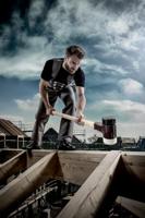 Halder Voorhamer | hoofd-d. 140 mm lengte 1045 mm | middelhard superplastic wit | hickory | 1 stuk - 3007.141 3007.141 - thumbnail