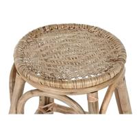 Kruk Home ESPRIT Natuurlijk vlechtwerk Rotan 37 X 37 X 49,5 cm - thumbnail