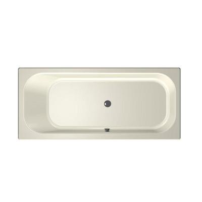 Xenz Aruba Ligbad - 170x75x48 - afvoer Midden - acryl - pergamon 6801-02