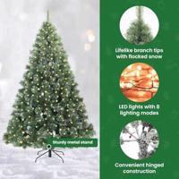 Kunstkerstboom met 300 LED met standaard Groen 180 cm PE en PVC - thumbnail
