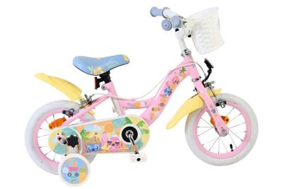 Stich Disney stitch kinderfiets - meisjes - 12 inch - twee handremmen - roze Stich Disney stitch kinderfiets - meisjes - 12 inch - twee handremmen - roze