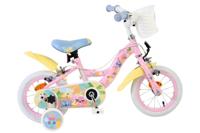 Stich Disney stitch kinderfiets - meisjes - 12 inch - twee handremmen - roze - thumbnail