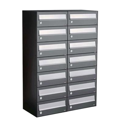 Allux Hive Set 2-Breed, 7-Hoog Antraciet - 40030065_2x7 Allux Hive Set 2-Breed, 7-Hoog Antraciet - 40030065_2x7