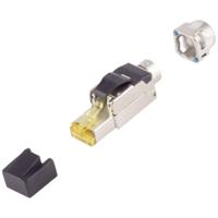 BKL Electronic RJ-45 stekker, gereedschapsset,. 8.1,, bajonet 10121219 Zilver 1 stuk(s) - thumbnail