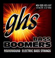 GHS 5ML-DYB Bass Boomers Medium Light snarenset 5-snarige bas - thumbnail