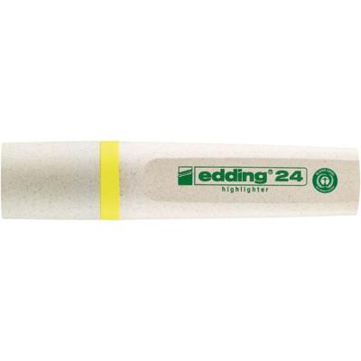 Edding Textmarker | geel | streepbreedte 2-5 mm spitse punt | 10 stuks - 4-24005 4-24005