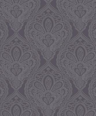 Noordwand Emporium Behang met grafische zilveren ornamenten DWP0247-01