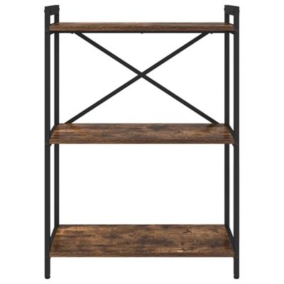 Boekenkast Gerookt eiken 60 x 30 x 83 cm Bewerkt hout Boekenkast Gerookt eiken 60 x 30 x 83 cm Bewerkt hout