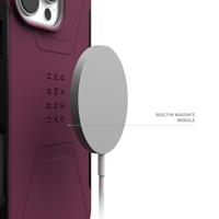 UAG Civilian MagSafe Case Cover Apple iPhone 16 Pro Bordeaux Stootbestendig - thumbnail