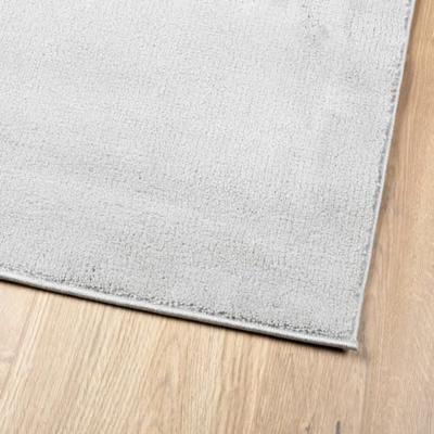 Vloerkleed OVIEDO laagpolig 60x110 cm grijs - thumbnail