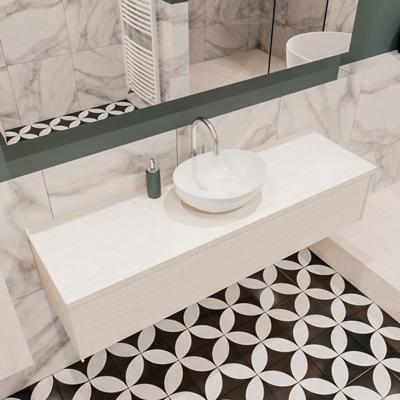 Mondiaz Lush Barco badmeubel underlayment 150 cm 1 lade mdf 1 waskom midden 1 kraangat Mondiaz Lush Barco badmeubel underlayment 150 cm 1 lade mdf 1 waskom midden 1 kraangat