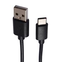 V7 V7U2AC-2M-BLK-1E USB 2.0A naar USB-C kabel 2m zwart - thumbnail
