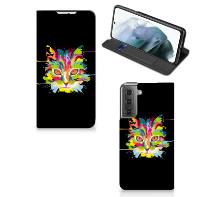 Samsung Galaxy S21 FE Magnet Case Cat Color Samsung Galaxy S21 FE Magnet Case Cat Color