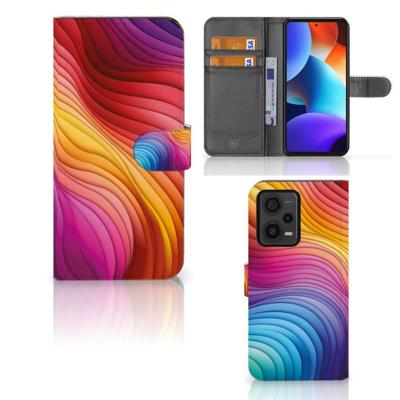 Book Case voor Xiaomi Redmi Note 12 Pro Plus Regenboog
