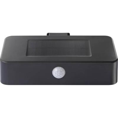 Sygonix SY-4677502 Wandlamp op zonne-energie met bewegingsmelder SMD LED 1 W Zwart