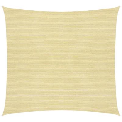 VidaXL Zonnezeil 160 g/m² 4x4 m hdpe beige