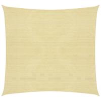 VidaXL Zonnezeil 160 g/m² 4x4 m hdpe beige - thumbnail