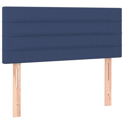 Boxspring met matras en LED stof blauw 120x200 cm - thumbnail