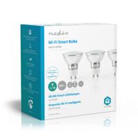 Nedis WIFILW31CRGU10 Wi-fi Smart Led-lamp Warm Wit Gu10 3-pack - thumbnail