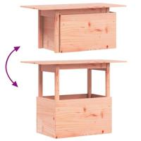 Tuintafel 100x50x75 cm massief douglashout - thumbnail