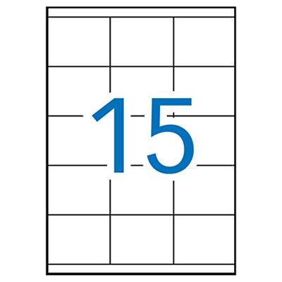 Apli witte etiketten ft 70 x 50,8 mm (b x h), 1.500 stuks, 15 per blad (1295) Apli witte etiketten ft 70 x 50,8 mm (b x h), 1.500 stuks, 15 per blad (1295)