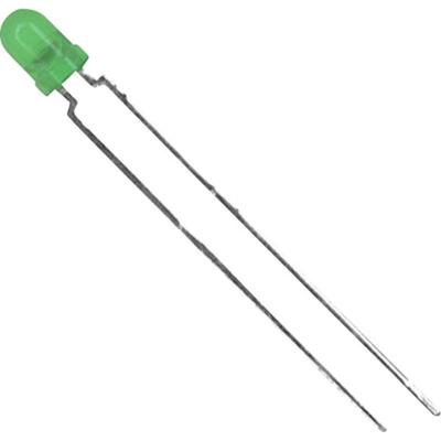 Vishay TLHG4400 Bedrade LED Groen Rond 3 mm 13 mcd 60 ° 30 mA 2.4 V