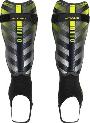 Stanno Liga IV Scheenbeschermers Zwart Zilver Geel
