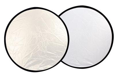 Linkstar reflectiescherm 2 in 1 r-6090sw zilver/wit 60x90 cm