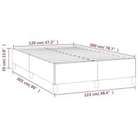 Bedframe zonder matras 120x200 cm stof donkergrijs - thumbnail