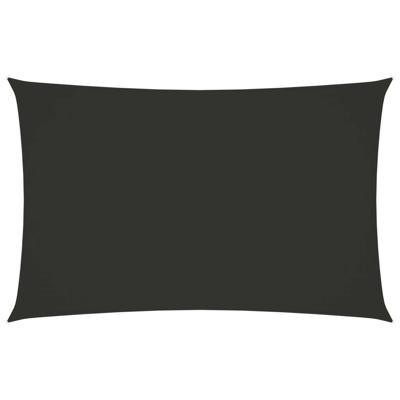 VidaXL Zonnescherm rechthoekig 2,5x5 m oxford stof antracietkleurig