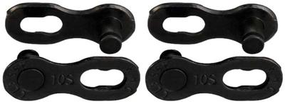 KMC missinglink 10 dlc - 10-speed kettingverbinder, 5.88 mm, zwart KMC missinglink 10 dlc - 10-speed kettingverbinder, 5.88 mm, zwart