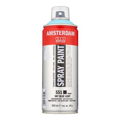 Amsterdam All Acrylics Amsterdam • spray paint hemelsblauw licht 551 400ml