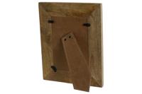 Fotolijsten Home ESPRIT Wit Natuurlijk Parelmoer Mangohout Modern 21,5 x 2 x 27 cm - thumbnail