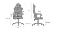 Huzaro Force 2.7 Black Carbon Gaming stoel zwart - thumbnail
