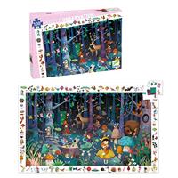 Puzzel 100 stukjes Het magische bos DJECO meerdere kleuren - thumbnail
