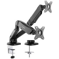 SpeaKa Professional SP-MM-910 2-voudig Monitorbeugel 43,2 cm (17) - 81,3 cm (32) Gasdruktechniek, Kantelbaar, Zwenkbaar - thumbnail