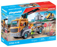 Playmobil 71750 Vrachtwagen Met Kraan - thumbnail
