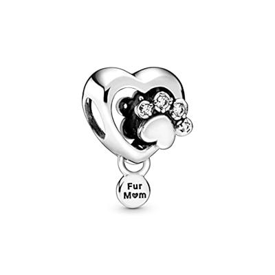 Pandora 798873C01 Bedel Sprankelende Pootafdruk zilver-zirconia