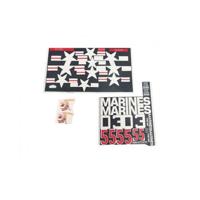 FMS - 1700Mm F7F Tigercat Silver Decal - Lp (FMSRB123-5) - thumbnail