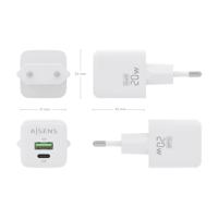 Oplader Aisens ASCH-20W2P010-W Wit 20 W (1 Stuks) - thumbnail