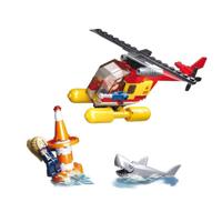 Sluban Helicopter bouwstenen set - thumbnail