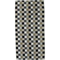 Cawö Cawö Lifestyle Karo Douchelaken 7047 Kiezelsteen-37 70x140 - thumbnail