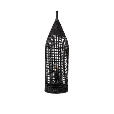 Lyora Bohemian vloerlampNaos rotan 73H zwart - 9586629