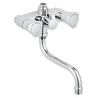 Grohe Costa-L douchekraan met omstelling en uitloop zonder koppelingen 12cm chroom - thumbnail
