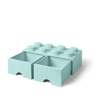 Room Copenhagen LEGO Brick Drawer 8 Blauw opbergdoos - thumbnail