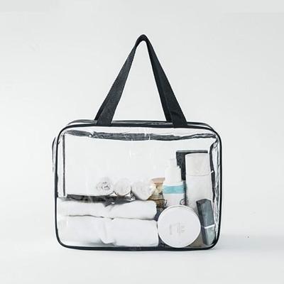 Transparante PVC tassen reizen organisator duidelijk make-up tas Pouch Wash zakken (L)